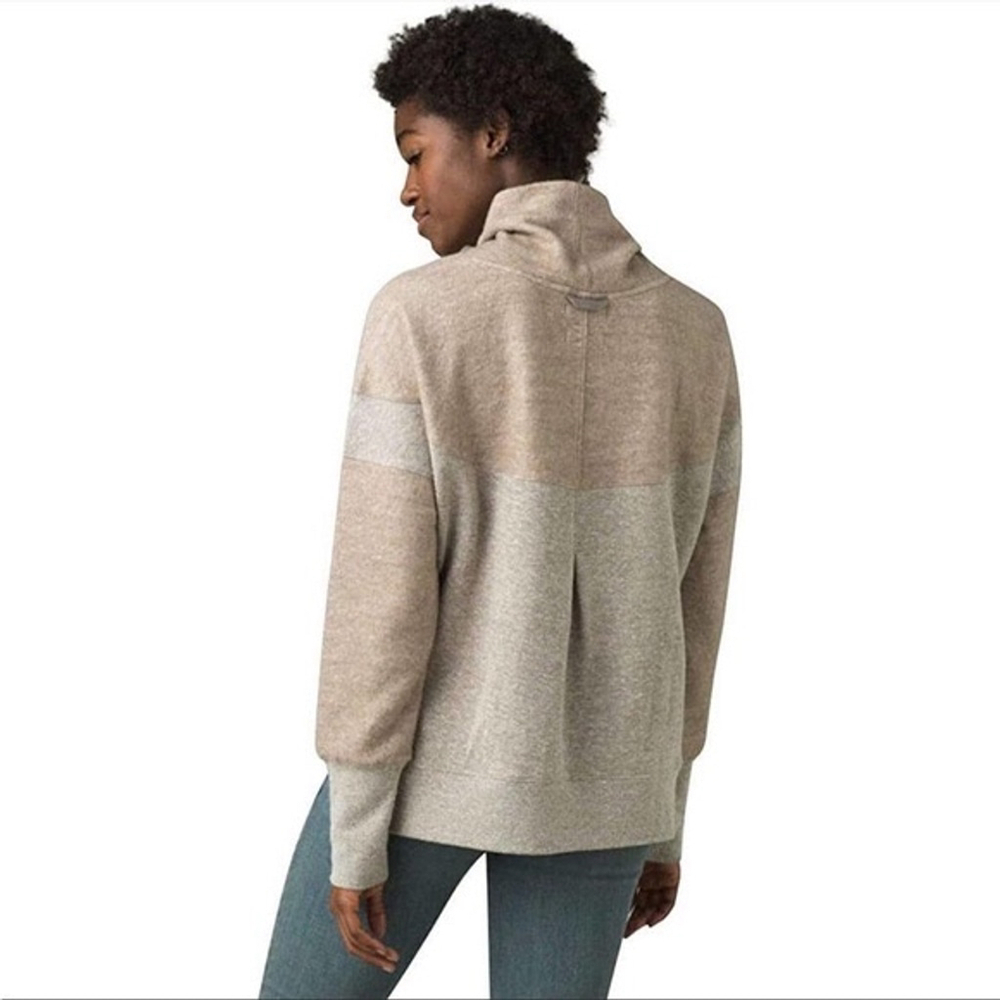 Prana Cozy Up Turtleneck in Oatmeal Heather Women's XSmall - Picture 8 of 8